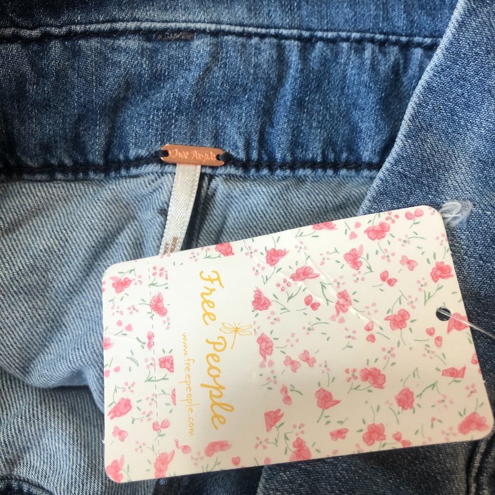 Free People Splendor in the Grass Denim Skirt - Picture 5 of 5